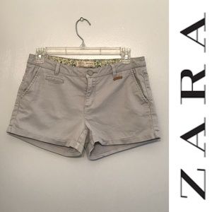 🏝️ Zara Girls Soft Collection Shorts in Gray • 13/14